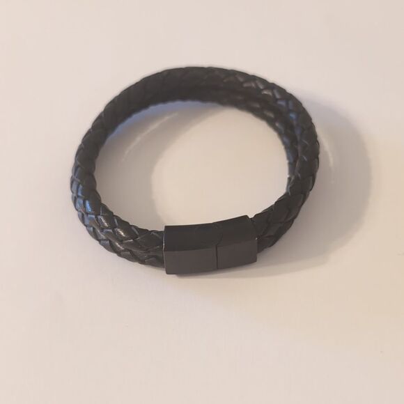 632 Black‎ Leather Braided - Picture 4 of 4